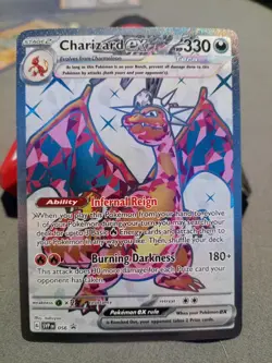 Pokemon TCG Charizard ex SVP056 Black Star Promo Card - Image 1