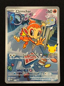 Chimchar 041 Holo Promo ME: Mega Evolution Promo Pokemon Near Mint - Image 1
