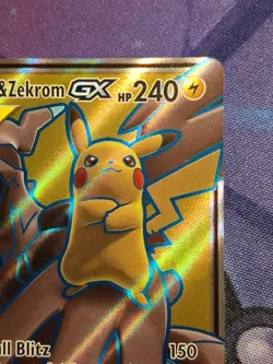 Pokemon Pikachu & Zekrom GX Tag Team 162/181 Team Up - NM Near Mint Condition - Image 3