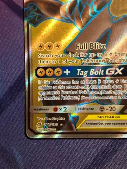 Pokemon Pikachu & Zekrom GX Tag Team 162/181 Team Up - NM Near Mint Condition - Image 4