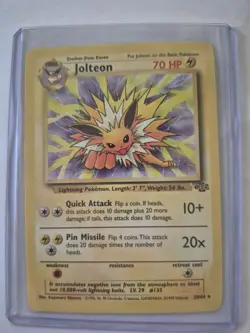 Pokemon TCG Jungle Set Eevee, Vaporeon, jolteon, and Flareon Non Holo Unlimited - Image 5