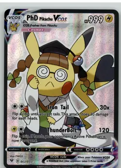 Pokemon Pikachu Poncho Cosplay - PhD Pikachu VCOS - Fan Art Non TCG - Image 1