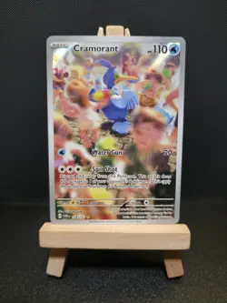 Pokemon TCG Cramorant 176/167 Twilight Masquerade Illustration Rare Holo Card NM - Image 1