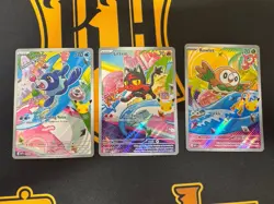 Pokemon First Partner Illustration Alolan Starters Promo Set MEP 043 044 045 - Image 1