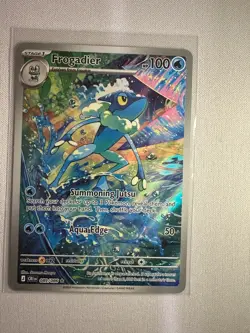 Frogadier 089/086 Near Mint Illustration Rare Chaos Rising Pokemon Holo - Image 1