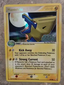Pokemon Manectric Crystal Guardians 8/100 Foil Stamped NM - Image 1