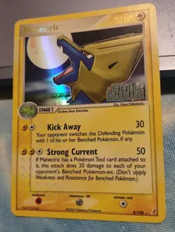 Pokemon Manectric Crystal Guardians 8/100 Foil Stamped NM - Image 3