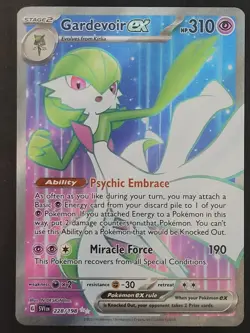 Gardevoir ex 228/198 Ultra Rare Scarlet & Violet Base Set Pokemon TCG - Image 1
