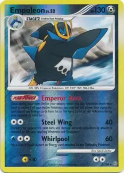 1x Empoleon - 2/100 - Holo Rare - Reverse Holo Moderately Played Pokemon Diamond - Image 1