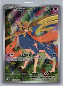 Zacian 100/094 Illustration Rare Phantasmal Flames Pokemon Holo Near Mint - Image 1