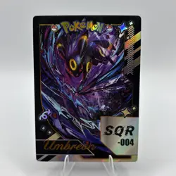 Pokemon Mengka 2.0 - Umbreon SQR-004 Card - Chinese Non TCG Fan Made Mengka v2 - Image 1