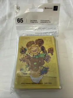 [sealed] Pokemon Center x Van Gogh Museum - Sunflora Card Sleeves (65) - Image 1