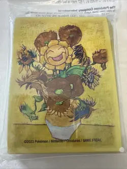 [sealed] Pokemon Center x Van Gogh Museum - Sunflora Card Sleeves (65) - Image 2