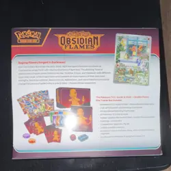 Pokemon TCG Obsidian Flames Elite Trainer Box English 1 Box - Image 2