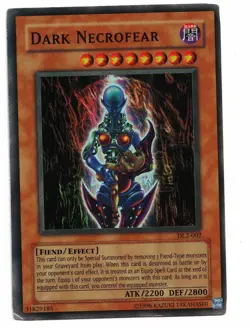 Yu-Gi-Oh Card: Dark Necrofear DL2-002 Super Rare! EX - Image 1