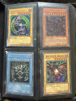 Vintage Yu-Gi-Oh Trading Card Binder Lot – 41 Cards – Early Era –Mixed Condition - Image 1