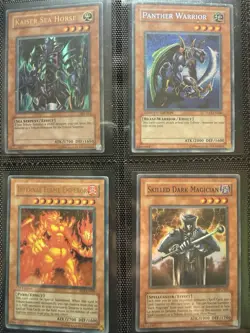 Vintage Yu-Gi-Oh Trading Card Binder Lot – 41 Cards – Early Era –Mixed Condition - Image 3