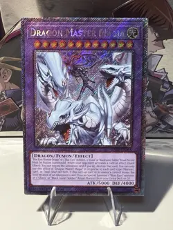 Dragon Master Magia Platinum Secret Rare Card RA04-EN055 - Image 1