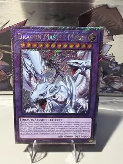 Dragon Master Magia Platinum Secret Rare Card RA04-EN055 - Image 2