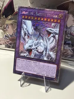 Dragon Master Magia Platinum Secret Rare Card RA04-EN055 - Image 3