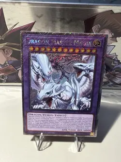 Dragon Master Magia Platinum Secret Rare Card RA04-EN055 - Image 5