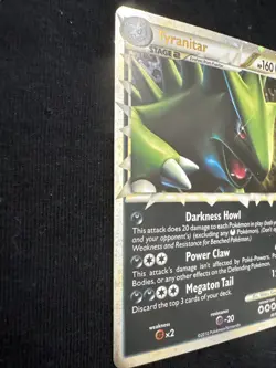 Pokemon TCG Tyranitar Prime Unleashed Holo Card 88/95 - Image 2