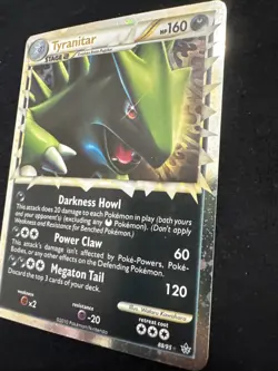 Pokemon TCG Tyranitar Prime Unleashed Holo Card 88/95 - Image 3