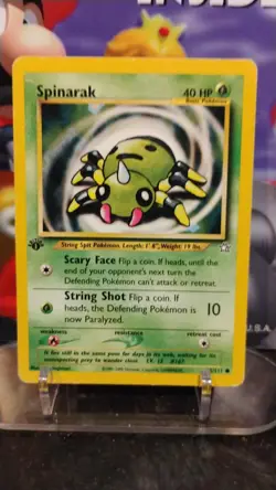 SPINARAK Neo Genesis Set POKEMON Non-Holo 1st Edition 2000 Trading Card 75/111 - Image 1