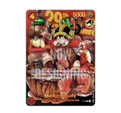 Pre-Order ENGLISH Monkey D. Luffy PROMO P-159 2 Card Set 29th Anniversary - Image 3