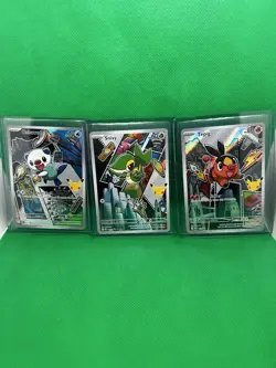 Pokemon First Partners Series 2. 3 Cards. ( Snivy, Tepig, Oshawott) - Image 1