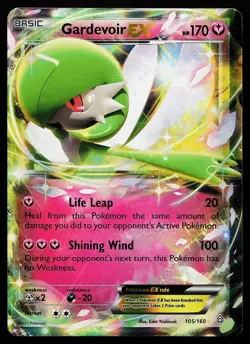 Gardevoir EX 105/160 Holo Primal Clash Pokemon Card - Image 1