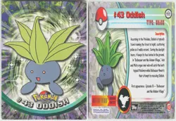 Oddish #43 Topps Trading Cards Series 1 Pokemon NM - Image 1