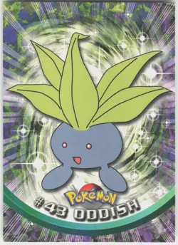 Oddish #43 Topps Trading Cards Series 1 Pokemon NM - Image 2