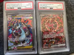 Pokemon TCG Mega Charizard UPC Promo Cards PSA 10 Mega Charizard & Oricorio - Image 1