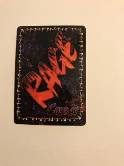 KIDNEY PUNCH : RAGE LOFR 1998 CCG Combat card, White Wolf werewolf TCG, NM - Image 4