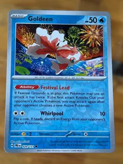 Goldeen Reverse Holo SV: Prismatic Evolutions 020/131 Pokemon Card - Image 1