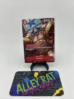 Franky (Tournament Pack Vol. 2) [Winner] OP01-021 One Piece Promotion Cards - Image 1