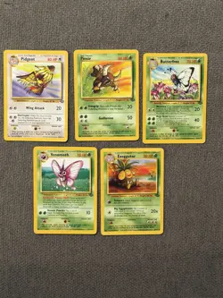 Pokemon Jungle Set Card Lot - 5 Rares - Image 1