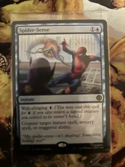 1x Spider-Sense MTG Marvel’s Spider-Man Prerelease Foil Sealed - Image 1