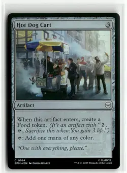 Hot Dog Cart FOIL - Spider-Man MTG NM - Image 1