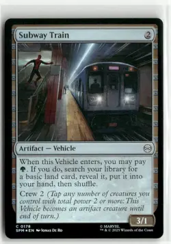 Subway Train FOIL - Spider-Man MTG NM - Image 1