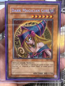 Dark Magician Girl MFC-000 Magician's Force Secret Rare |Unlimited Edition LP! - Image 1