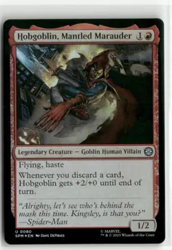 Hobgoblin, Mantled Marauder FOIL - Spider-Man MTG NM - Image 1