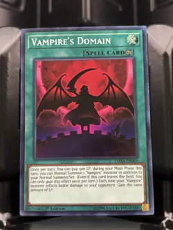Konami Yu-Gi-Oh! Vampire's Domain Spell-Continuous 1st Ed DASA-EN009 - Image 1