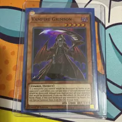 Yugioh Vampire Grimson DASA-EN004 Super Rare 1st Edition - Image 1
