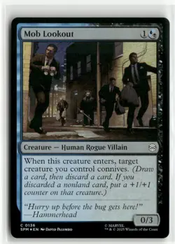 Mob Lookout FOIL - Spider-Man MTG NM - Image 1