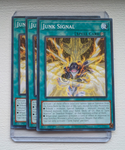 3x Junk Signal BLZD-EN053 Common 1st Edition Yugioh - Image 1