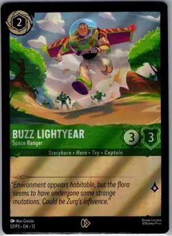 Buzz Lightyear - Space Ranger 57/P3 Foil Disney Lorcana Promo Cards - NM - Image 1
