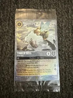 Tinker Bell Giant Fairy 11/P3 Glimmer Foil Promo Fabled NM Disney Lorcana SEALED - Image 1
