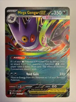 Mega Gengar EX 125/217 Pokemon 2026 Ascended Heroes Double Rare Card NM - Image 1